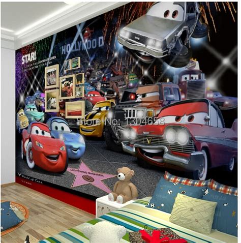 quality  shipping custom children room wallpaper tv setting