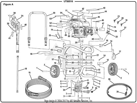 homelite ut  psi pressure washer parts diagram  figure