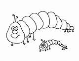 Caterpillar Coloring Pages Kids Daycare Colouring Outline Caterpillars Sheets Animal Hungry Clipart Printable Cockroach Funny Cliparts Color Print Sheet Cute sketch template