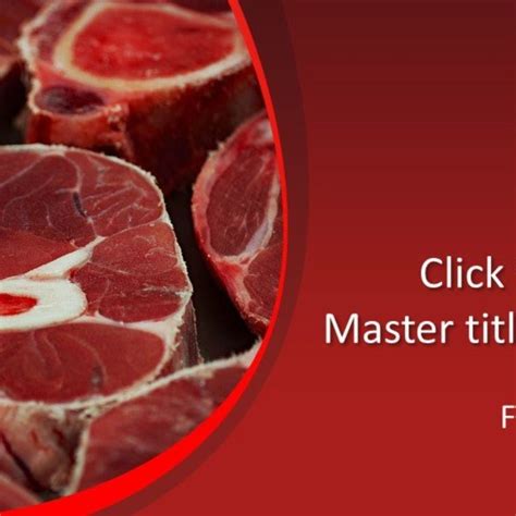 meat industry powerpoint template food powerpoint template  templates