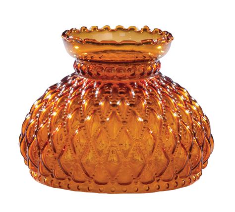 Antique Amber Glass Lamp Shade Home Ideas