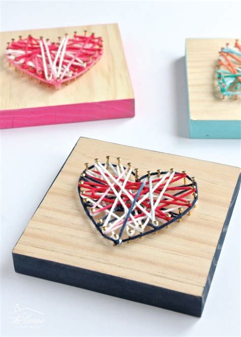 heart string art  idea room pin  paper crafting hadassah gill