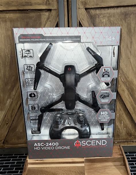 ascend aeronautics asc  hd video drone black   ebay