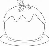 Christmas Pudding Template Drawing Tree Clip Drawings Printable Line Clipart Templates Stencils Google Felt Digital Salvo Clipartkey Search Size sketch template