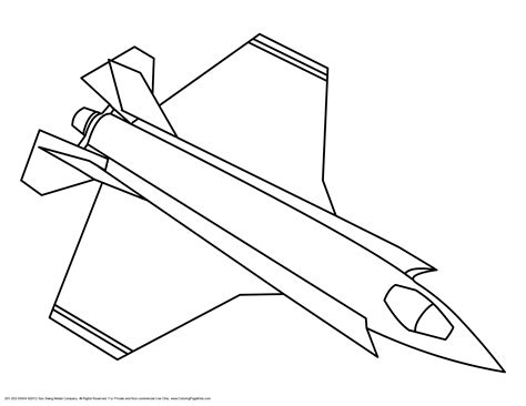 jet coloring pages    print