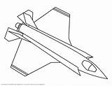 Coloring Pages Jet Fighter Airplane Print Boys Popular Coloringhome sketch template