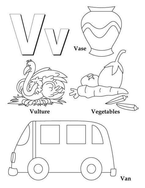 coloring book letter  coloring page