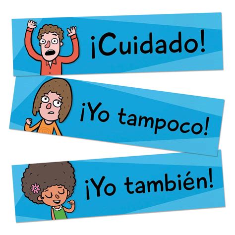 essential spanish rejoinder signs set of 12 classroom