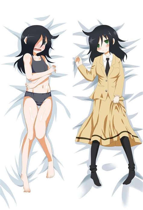new sexy anime watamote tomoko kuroki dakimakura hugging body pillow case cover ebay
