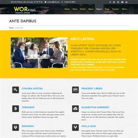 digital marketing responsive website template   templateonweb