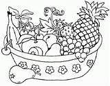 Fruits Basket sketch template