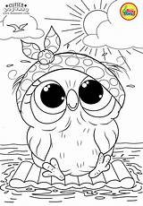 Coloring Cute Pages Bojanke Animal Kids Cuties Printable Printables Preschool Print Sheets Tv Choose Board Disney Bonton Owl sketch template