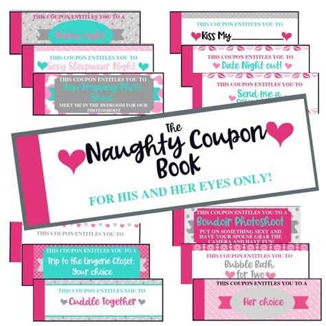 Naughty Coupon Book Love Coupons Coupon Books For