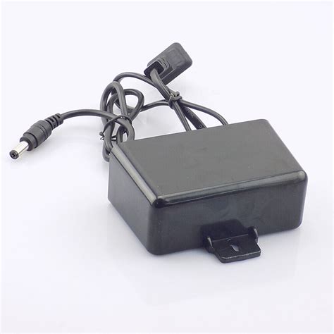 ac dc   outdoor power supply adapter cctv camera waterproof eu  plug ebay
