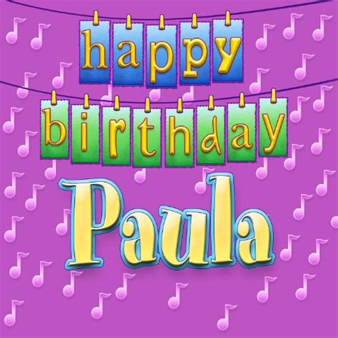 happy birthday paula personalized  ingrid dumosch  amazon