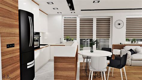 projekt kuchni  salonem lomza architekt lomza patrycja czajka