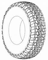 Tire Coloring Drawing Pages Sketch Flat Car Getdrawings 23kb 748px Drawings Popular sketch template