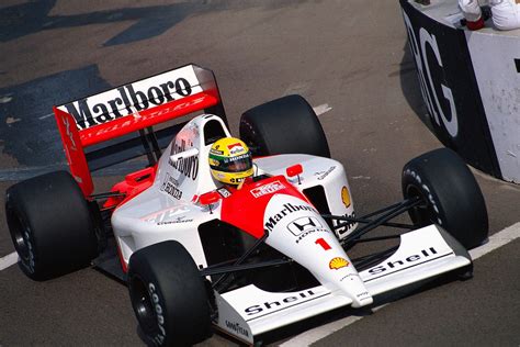 Ayrton Senna Mclaren Mp4 6 1991 United States Grand Prix In Phoenix