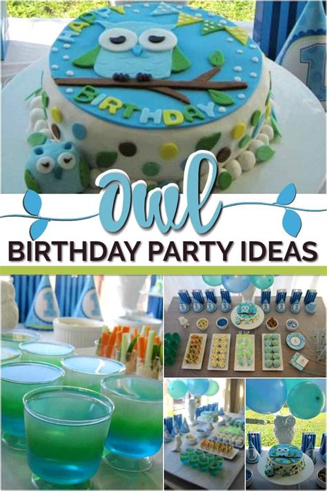 owl themed  birthday party spaceships  laser beams