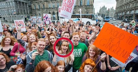 Ginger Pride On The March In Edinburgh With The Fiery Redheads