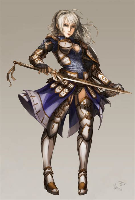 female warrior fate by juuhanna on deviantart