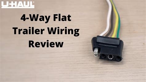 flat trailer wiring review youtube