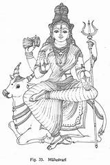 Hindu Pencil God Sketches Gods Coloring Drawing Drawings Outline Draw Painting Indian Hinduism India Kerala Goddess Sketch Mural Pages Lord sketch template