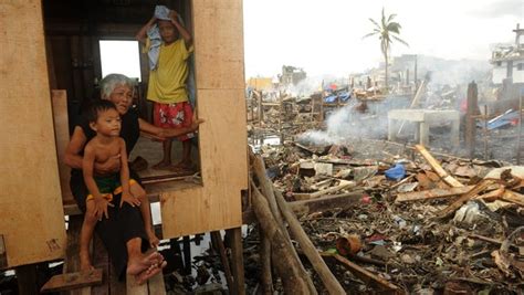 resilient filipinos still struggle a month after typhoon