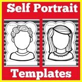 portrait template worksheets teaching resources tpt