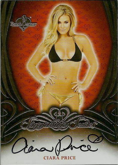 hells valuable collectibles ciara price autograph card