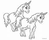 Unicorn Einhorn Malvorlagen Unicorno Stampare Ausdrucken Cool2bkids sketch template