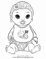 Alive Baby Coloring Pages Printable Color Getcolorings Print Getdrawings sketch template
