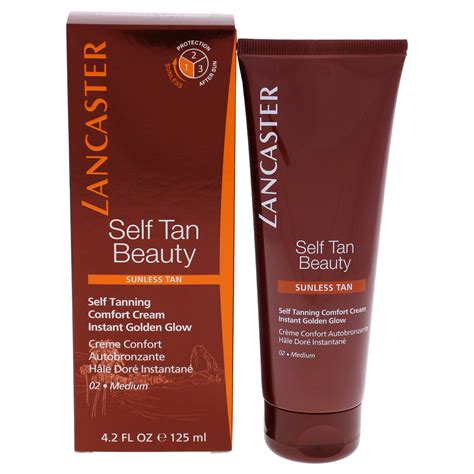 tan beauty  tanning comfort cream  medium  lancaster