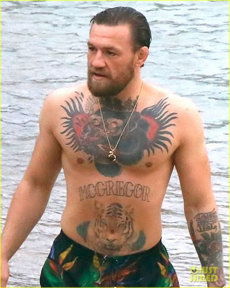 Photo Conor Mcgregor Shows Off His Tattoos On Vacation 01 Photo