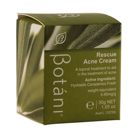 botani rescue acne cream  vegan