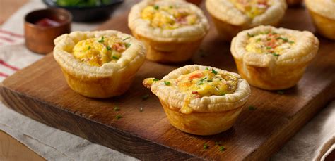 Mini Egg And Bacon Pies