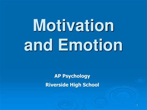 ppt motivation and emotion powerpoint presentation free download