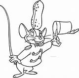 Coloring Timothy Mouse Peanut Wecoloringpage Cartoon Dumbo sketch template