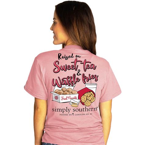 simply southern women s sweet short sleeve graphic t shirt academy