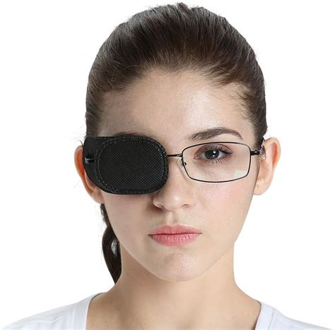 Fcarolyn 6pcs Eye Patch For Glasses Normal Size Black Amazon Ca