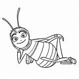 Bee Movie Coloring Pages Printable Books sketch template