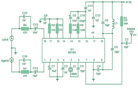 simple stereo fm transmitter circuit