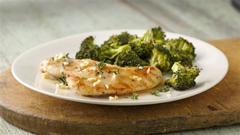 skinny lemon garlic chicken with broccoli recipe