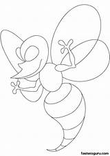 Wasp Wicky Insects Right sketch template