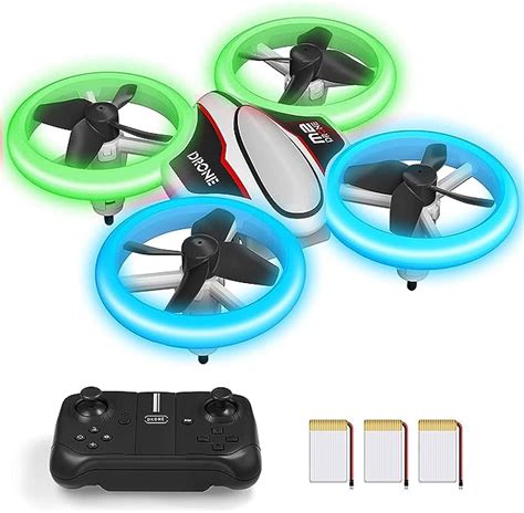 mini drohne mit kamera fuer kinder p rc drone mit led lichterquadrocopter mit  flips