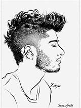 Zayn Malik Direction sketch template