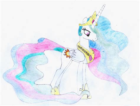 princess celestia drawing  theponymuseum  deviantart