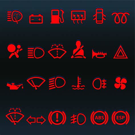 red light spells danger guide    common red warning lights