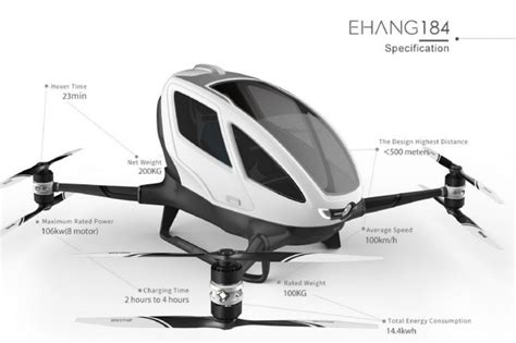 ehang  drone  personal transport    pilot infozene