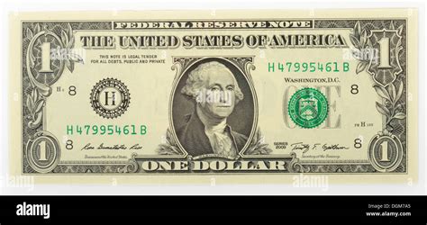 dollar bill front stock photo alamy